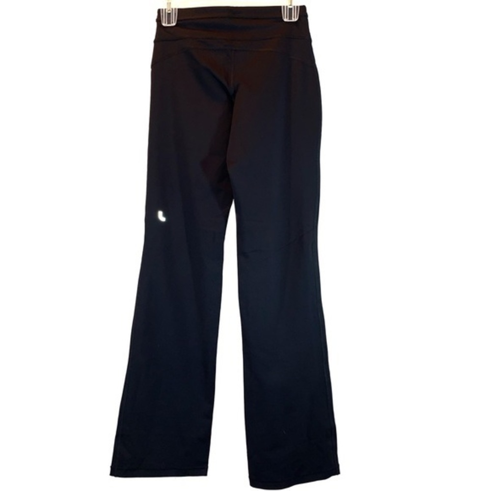 Lole sz XS black flare leg mid-rise 4-way stretch Nylon athletic “Balance” pants